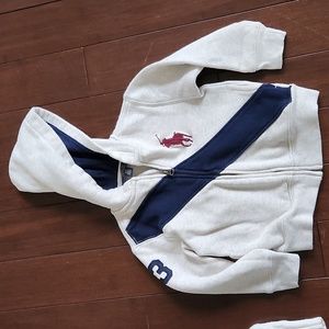 Kids Polo Ralph Lauren zip-up hoodie in size 3T